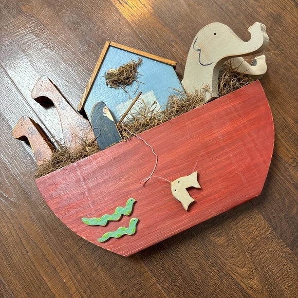 Handmade Other - Handmade Noah’s Ark Wall Hanging Folk Art Tennessee